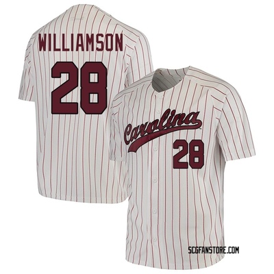 Men's Austin Williamson South Carolina Gamecocks Game Replica Performance Baseball Jersey - White